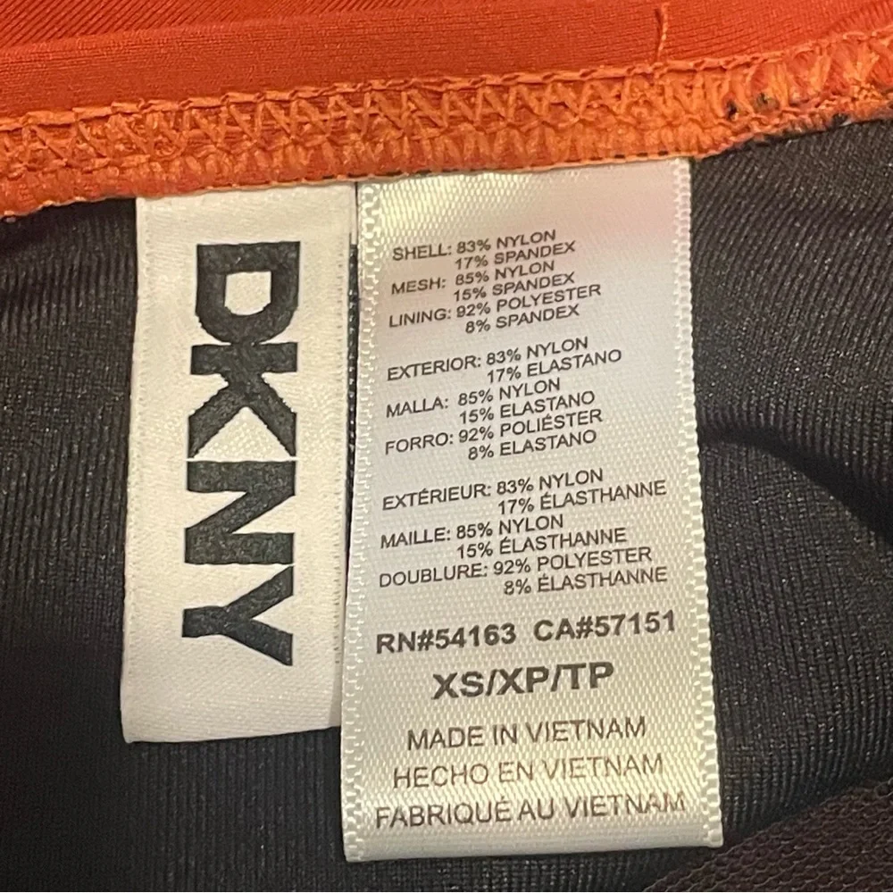 DKNY Flutter Sleeve One Piece Swimsuit XS NWT - Picture 6 of 10